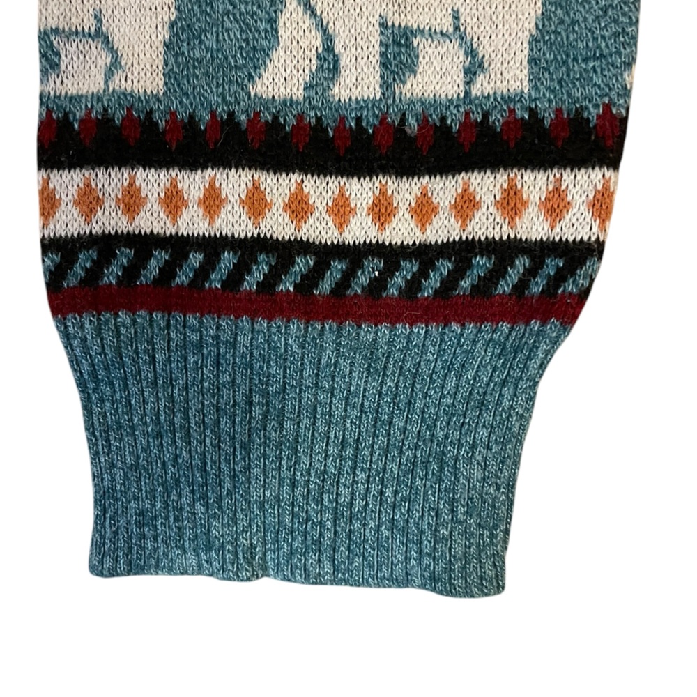 American Eagle Knit Polar Bear Print Leggings Size Large - Picture 5 of 11